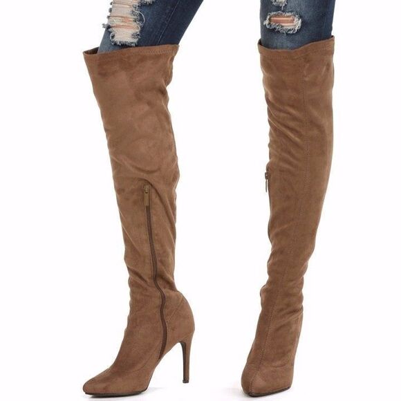 Windsor Shoes - New With Tags Suede Over the Knee boots